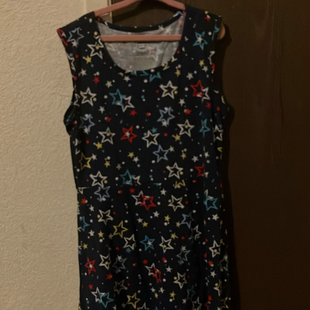 Starry Night Sleeveless Dress